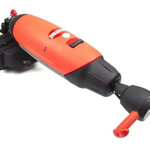 SM430 17" Walk-behind Automatic Floor Scrubber Machine, 360 Degree Rotating Head, 10000 sqft/h, Cordless Rechargeable Lithium Battery