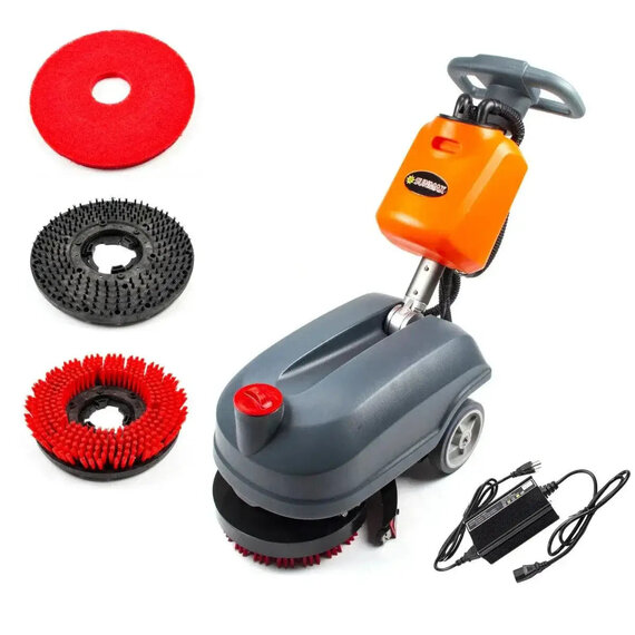 RT15 14" Battery Powered Commercial Walk-behind Floor Scrubber Machine