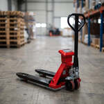HD4400W Manual Pallet Jack with Scale, 27" W x 48" L Forks – 4,400 lb Capacity Warehouse Pallet Truck