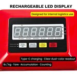 HD4400W Manual Pallet Jack with Scale, 27" W x 48" L Forks – 4,400 lb Capacity Warehouse Pallet Truck