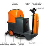 RT70+ Industrial Ride-On Floor Scrubber