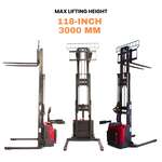 PS3300FEAS-3M Fully Electric Pallet Stacker