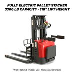 PS3300FEAS-3M Fully Electric Pallet Stacker