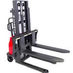 PS3300SE-2M Semi-Electric Pallet Stacker, 3300 lbs Capacity, 78" Lifting Height with Fixed Straddle Legs