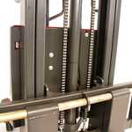 PS3300SE-2M Semi-Electric Pallet Stacker, 3300 lbs Capacity, 78" Lifting Height with Fixed Straddle Legs