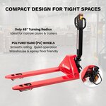 PT4400 Electric Pallet Truck, 4,400 lb Lithium-Powered Walk-Behind Pallet Jack for Warehouses