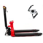 PT4400W Electric Pallet Jack with Built-in Scale, 4400 lbs Capacity, 48" x 27" Fork Size, Electric Brake