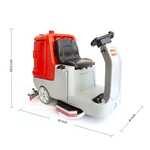 SM860 34" Ride-On Floor Scrubber Dryer Machine
