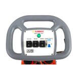 RT15AC 14“ Walk Behind Floor Scrubber Machine for Industrial Commercial Use, 26 ft Cord Offers Uninterrupted Power Supply