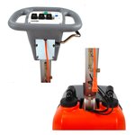 RT15AC 14“ Walk Behind Floor Scrubber Machine for Industrial Commercial Use, 26 ft Cord Offers Uninterrupted Power Supply