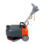 RT15AC 14“ Walk Behind Floor Scrubber Machine for Industrial Commercial Use, 26 ft Cord Offers Uninterrupted Power Supply