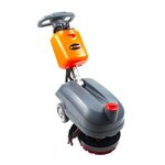 RT15AC 14“ Walk Behind Floor Scrubber Machine for Industrial Commercial Use, 26 ft Cord Offers Uninterrupted Power Supply