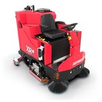 RT250 40" Industrial Ride-On Floor Scrubber – 50 Gal Tank, 65,000 sqft/hr, Lithium Battery