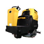 RT250 40" Industrial Ride-On Floor Scrubber – 50 Gal Tank, 65,000 sqft/hr, Lithium Battery