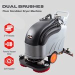 RT50DW 28" Self-Propelled Dual-Brush Floor Scrubber for Warehouses, Stores & Commercial Facilities