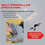 RT50DW 28" Self-Propelled Dual-Brush Floor Scrubber for Warehouses, Stores & Commercial Facilities