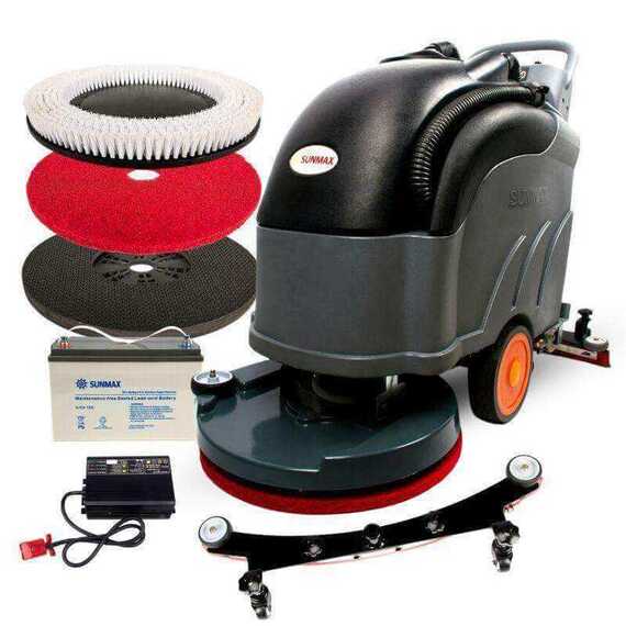 RT50D Self Propelled Floor Scrubber - 22" Width, 36,000 sqft/h Dryer, 22" Cleaning Width, 36,000 sqft/h