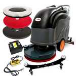 RT50D+ Self-Propelled Battery Powered Floor Scrubber Dryer, 22" Brush Cleaning Path, Lithium Battery