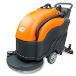 RT50 Walk-Behind Floor Scrubber – 22" Battery-Powered Commercial Floor Cleaning Machine, 14.5-Gal Recovery Tank, for Warehouse, School & Hospital